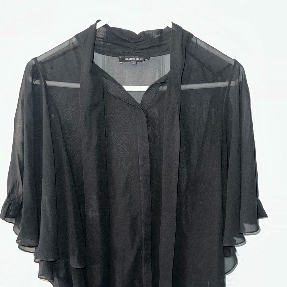 Lafayette 148 silk blouse size 6